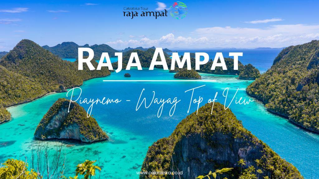 banner paket wisata tour raja ampat papua